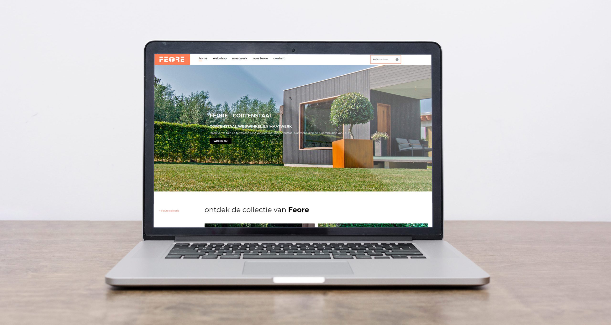 Webshop Feore door wcreate - project