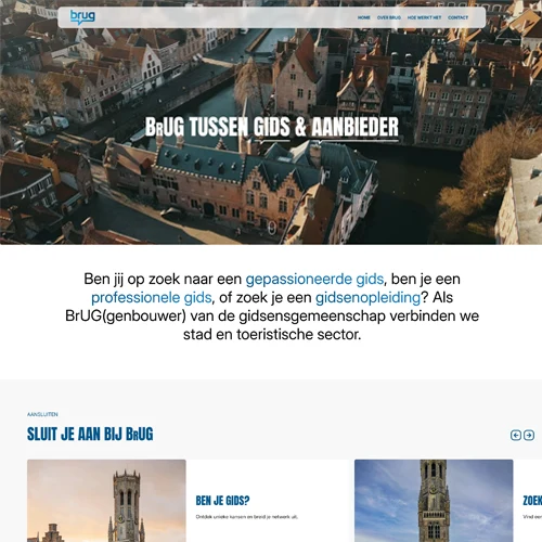 WordPress website voorbeeld Brugge